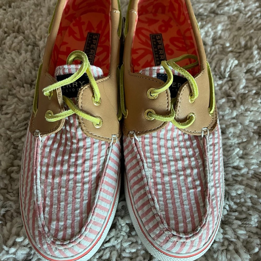 Women's Sperry Seersucker Boat Shoes